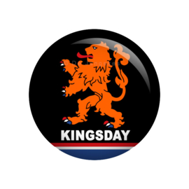 Koningsdag button Kingsday 38 mm