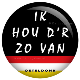 Oeteldonkse tekst button 45 mm