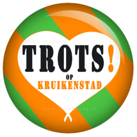 Trots op Kruikenstad button 45 mm