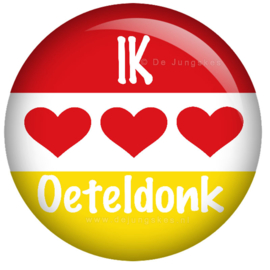 Ik hou van Oeteldonk button 45 mm