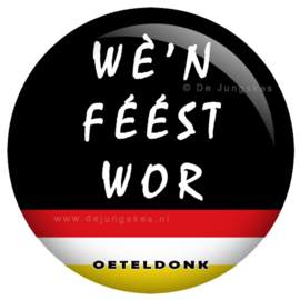 Oeteldonkse tekst button 45 mm