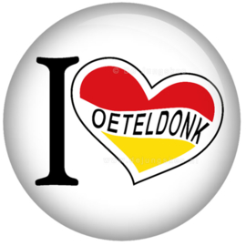 I love Oeteldonk button 45 mm