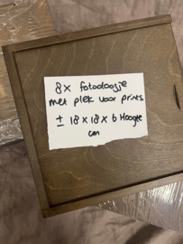 Fotodoosje dark gebeitst - SALE