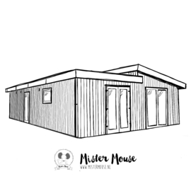 Tekening woning digitaal