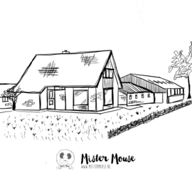 Tekening woning digitaal
