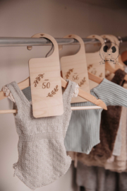 Set houten kleding hangers kids