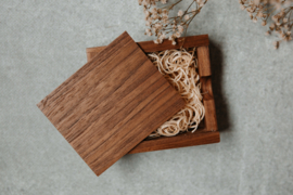 Uitverkocht - USB doosje - Walnut
