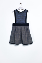 HILDA.HENRI  I WOOL DRESS MARIA  grey/gold