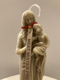 MADONNA CANDLE  I  beeswax