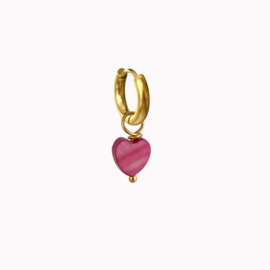 Oorbel Purple Heart Goud
