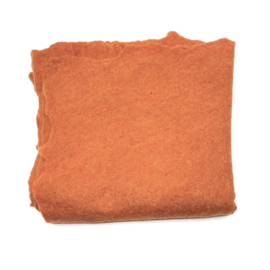 Vilten lap - Zacht Oranje - 2,5-3,5mm - Fairtrade