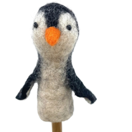 Vingerpopje - Pinguin  - Vilt