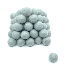 Viltballen 2,2 cm Pastelblauw 042 (per 10 stuks)