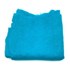 Vilten lap - Aquablauw - 2,5-3,5mm - Fairtrade