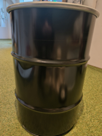 60 liter dekselvat zwart (outlet)