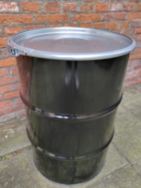 60 liter dekselvat zwart