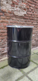 60 liter dekselvat zwart (HT)