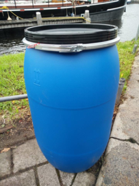 200 liter plastic vat nieuw (klemband)