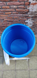 110 liter plastic vat (witte deksel)