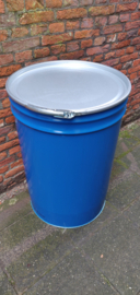 100 liter dekselvat conische blauw