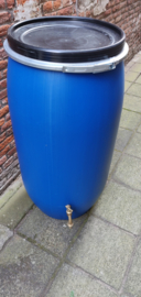 150 liter plastic vat nieuw + kraan