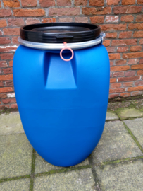 Plastic 60 liter plat model  blauw