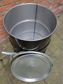 60 liter dekselvat zwart