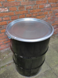 60 liter dekselvat zwart