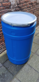 110 liter plastic vat (witte deksel)