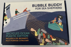 Bubble Buddy, lichtgroen Ocean plastic met dr. Bonners Bar
