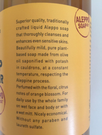 Vloeibare Alep zeep, sinaasappelbloesem
