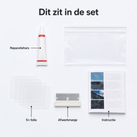 Budget set basic - Doe-het-zelf ruit reparatie set