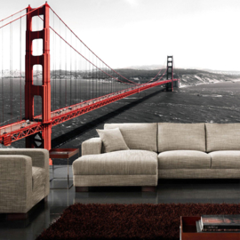 Fotobehang poster 0429 brug golden gate bridge san francisco