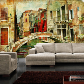 Fotobehang poster 0055 italie venetie brug