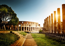 Fotobehang poster 0052 colosseum italie rome