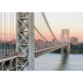 Fotobehang poster 0187 new york brug manhattan bridge