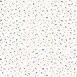 84063 bloem vintage Engels blauw