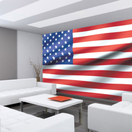 Fotobehang 2570 vlag USA Amerika stars stripes