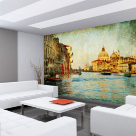 Fotobehang poster 0228 italie venetie romantisch schilderij