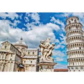 Fotobehang 1943 Italie Pisa toren van pisa