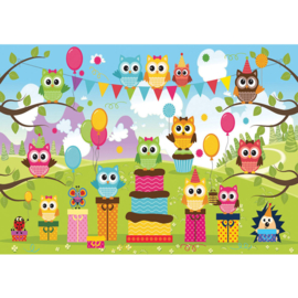 Fotobehang poster 0334 kinderkamer uil