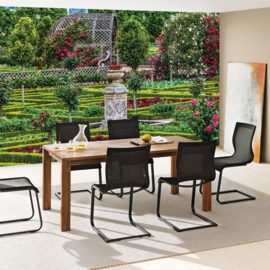 Fotobehang poster 2087 bloemen tuin