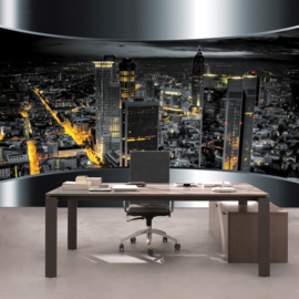 Fotobehang poster 0632 skyline new york uitzicht panorama
