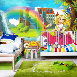 Fotobehang poster 0114 kinderkamer prinses sprookje