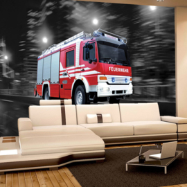 Fotobehang poster 0541 brandweer