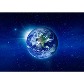 Fotobehang poster 0231 wereld aarde planeet universum sterren wereldbol