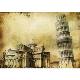 Fotobehang poster 0537 italie Pisa toren van pisa