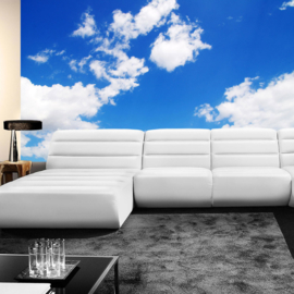 Fotobehang poster 0154 wolken blauwe lucht