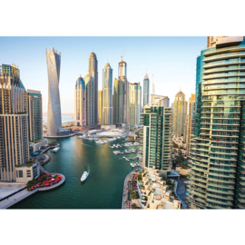 Fotobehang poster 3115 skyline haven dubai cayab tower