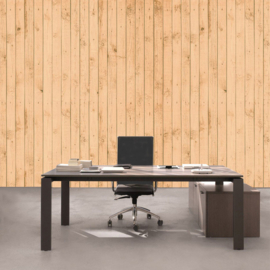 Fotobehang poster 2093 hout planken beige